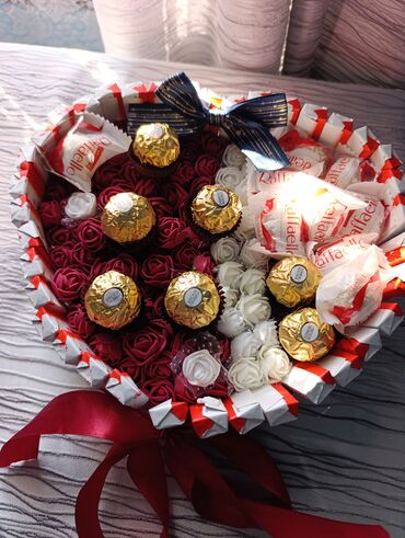 Konditorski proizvodi, slatkiši: Ručno izrađene slatke korpe/torte od čokoladica – idealne za — 30