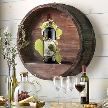 Mebellərin yığılması: Dekorativ yumru dolab-çəllək, sifarişlə hazırlanması. Restoran bar — 19