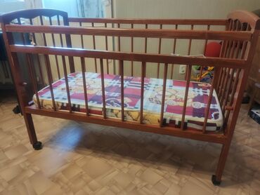 детские кроватки разных размеров: 🍼 Детская кроватка-манеж 60×120 с матрасом и постельным бельём и