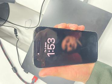 Apple iPhone: IPhone 14 Pro, Б/у, 256 ГБ, Черный, Кабель, 80 % — 1