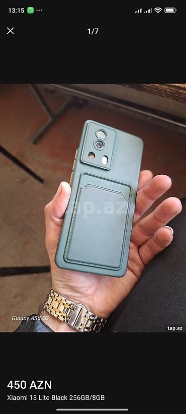 çoxlu oyun: Xiaomi 13 Lite, 256 GB, rəng - Qara, 
 İki sim kartlı — 7