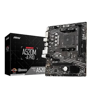 Matične ploče: MSI A520M-A PRO – mATX matična ploča za AMD Ryzen - Čipset: AMD A520 — 1