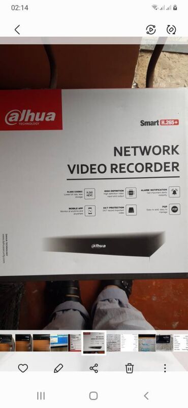 Boşqablar: Tam Yeni Dahua Brendi NVR 8 port