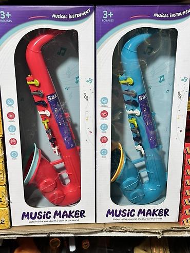 6 7 лет: Детский игрушечный саксофон Music Maker - Возраст: 3+ - Тип — 1