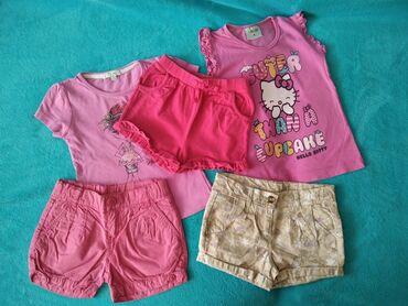 Paketi dečije odeće: Paket: Majice, Šortsevi, Za devojčice, uzrast: 3 godine — 10