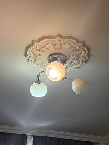 divar lampalari: Çılçıraq, 3 lampa, Metal — 2