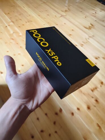 ayfon nausnik: Poco X5 Pro 5G, 256 GB, rəng - Qara, Barmaq izi, Face ID
