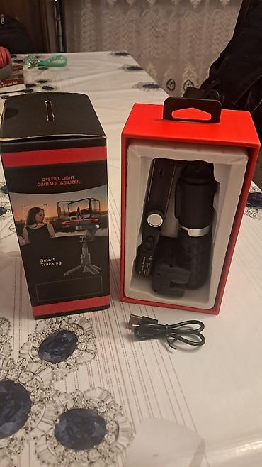 kondisioner stabilizator: Q18 Fill Light Gimbal Stabilizer – smart izləmə funksiyalı — 1