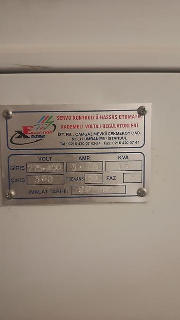 ucuz mal: Məhsul: Üç fazalı servo nəzarətli avtomatik gərginlik tənzimləyicisi — 4