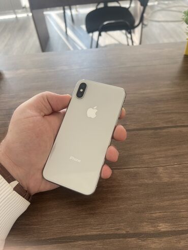 Apple iPhone: IPhone X, 256 GB, Matte Silver, Face ID