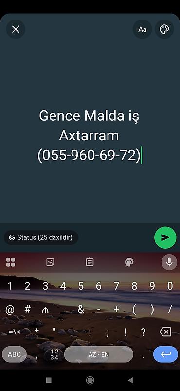 Köməkçilər, assistentlər: Xidmət: İşə düzəltmə dəstəyi axtaran xanımın müraciəti Təsvir: - — 11