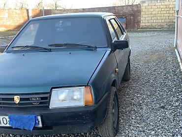 VAZ (LADA): VAZ 2109, hatchbek - Kuzov: 5 qapılı, yaşıl rəng. - Salon: Parça — 4