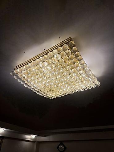 bra isiq: Çılçıraq, 10 və daha çox lampa, Xrustal — 1