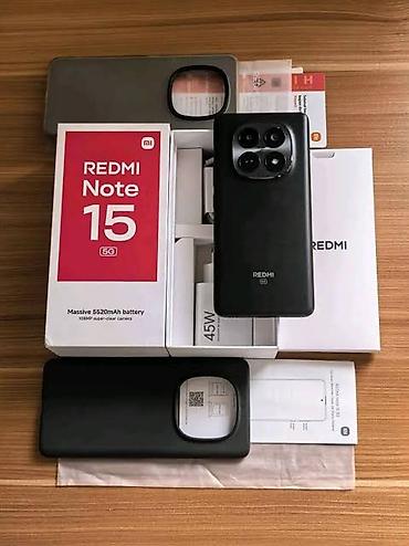 ikinci əl subalar: Redmi 128 GB, rəng - Qara, Zəmanət, Barmaq izi, Simsiz şarj — 1