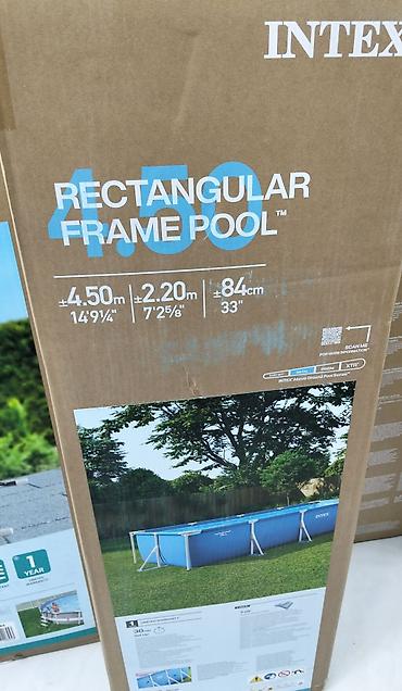 İdman və istirahət: İN TEX Rectangular Frame Pool – düzbucaqlı karkaslı hovuz - Ölçülər — 1