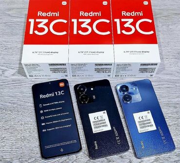 телефон ми 12: Xiaomi, Redmi Note 13, Новый, 256 ГБ, цвет - Черный, В рассрочку, 2 SIM