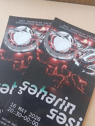 sirk biletleri 2025: Məhsul: “Şəhərin Səsi” tədbirinə giriş biletləri Təsvir: - Tədbir — 1
