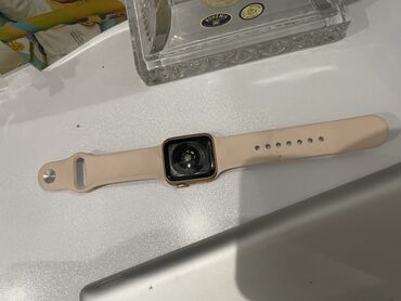 apple watch 4 44: Б/у, Смарт часы, Apple, Сенсорный экран, цвет - Розовый