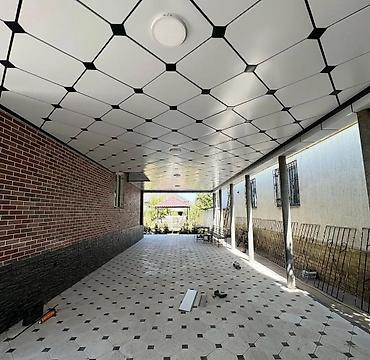 Фасадные работы: Заказ алабыз. баасы келишим турдо. (арзан) навес, конек, слив — 11