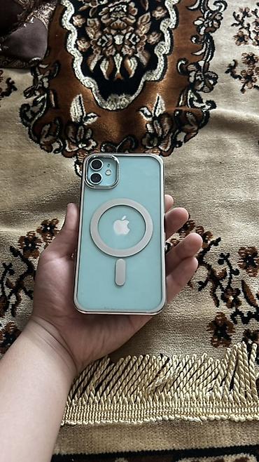 Apple iPhone: IPhone 11, Б/у, 128 ГБ, Зеленый, Чехол, 84 % — 10