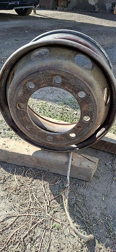 r18 5100: Железные Диски R 19.5 Mercedes-Benz, 1 шт, отверстий - 8, Б/у — 4