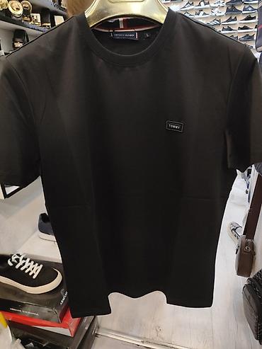 Kişi geyimləri: Futbolka, Tommy Hilfiger, L, rəng - Qara — 2