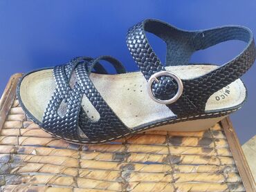 Sandale: Kozne anatomske sandale, djon guma,dodatak protiv klizanja, soft — 11