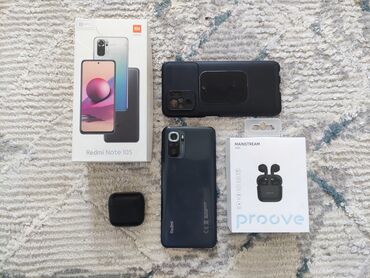 аппарат для лаваш: Redmi, Redmi Note 10S, Колдонулган, 128 ГБ, түсү - Күрөң, 1 SIM, 2 SIM