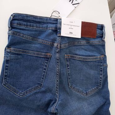 Farmerke: NOVE Zara skinny farmerke-zvoncare visokog struka, sa svim — 7