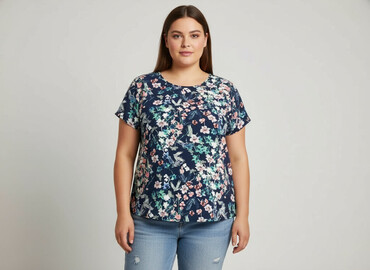 eleganckie bluzki plus size: Жіноча блуза, розмір 3XL