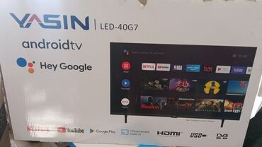 pult televizora android: В продаже TV Yasin LED-40G7 Android TV Smart Google Wi-Fi Full HD