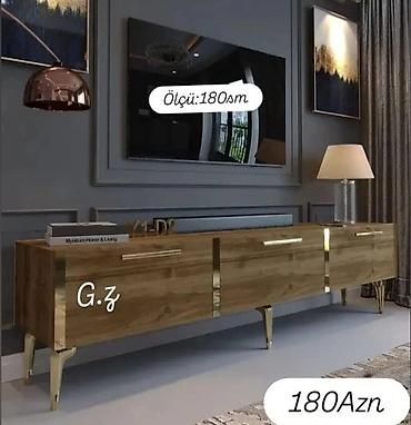 tv alti: Yeni, Düz TV altlığı, Polkalı, Laminat, Azərbaycan — 9