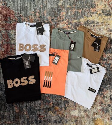 deda mraz iznajmljivanje deda mraza i kostima deda mraza београд – слике: Short sleeves T-shirt, Boss, color - Multicolored, Cotton