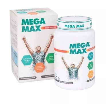 İdman qidaları: Megamax 100% tebii kokelme vasitesi 24 gun kurs muddetidi 7×8 kilo
