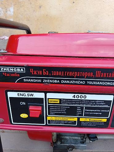 Генераторы: Бензиновый генератор ZHENGBA (Шанхай), модель 4000 - Двигатель: 6.5 — 3