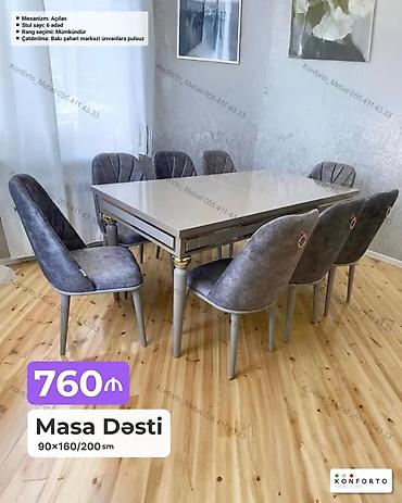 Masa Dəsti – 90×160/200 sm Qiymət: 760 ₼ - Mexanizm: Açılan