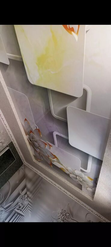 Натяжной потолок: Натяжной потолок Матовое, 3D потолки, Глянцевое Бесплатный замер, Гарантия, Монтаж — 4