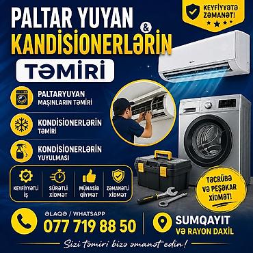 reklama bax pul qazan: Servis – kondisioner və paltaryuyan maşınlarla bağlı peşəkar xidmətlər — 1