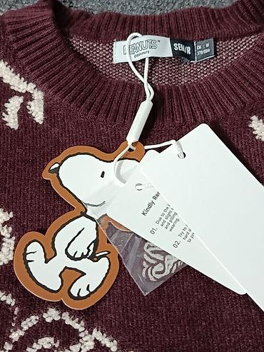 tech fleece: Джемпер Peanuts x Semir «Woodstock» - Цвет: бордовый с контрастным — 2