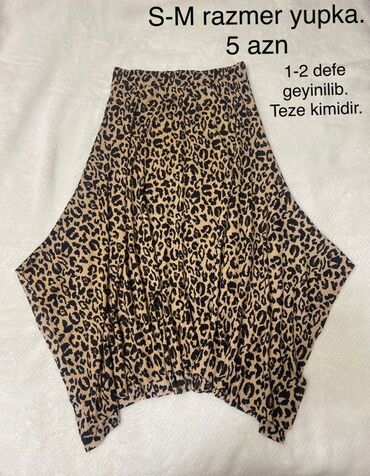 kiqurum qadın pijamaları: S-M razmer. Yeni kimi. Leopard printli yupka rahat geyim üçün nəzərdə