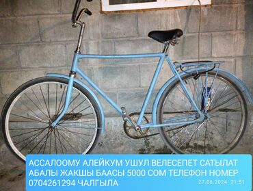 двух подвесные велосипед: Подростковый велосипед, Урал, Другой материал, СССР, Б/у