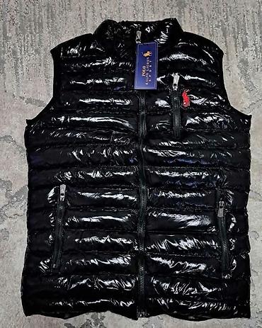 crne rolke muske: Muški prsluci – puffer modeli, crna boja - Brendirani modeli sa — 2