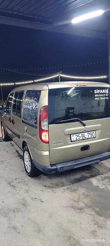 accent duman: Fiat Doblo minik/kommersiya tipli universal mikrovan Xüsusiyyətlər: - — 5