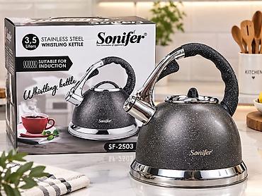 сары булун: Чайник со свистком Sonifer SF-2503 - Объем: 3,5 л - Материал — 1