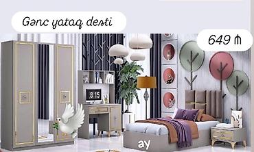 Oğlan və qız üçün, Yeni, Təknəfərlik çarpayı, Yazı masası, Dolab lalafo.az -da Oğlan və qız üçün, Yeni, Təknəfərlik çarpayı, Yazı masası, Dolab