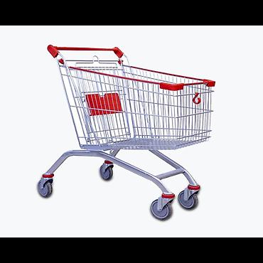 Market Arabası 180L – Böyük Tutumlu Supermarket Arabası 180 litr