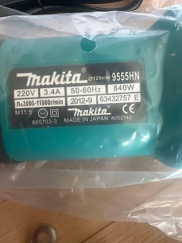 Инструменты: Болгарка Makita 9555HN с диском диаметром 125 мм. Мощность — 2