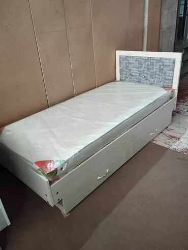 Односпальные кровати: Односпальная кровать, Новый, С матрасом, длина - 200 см — 11