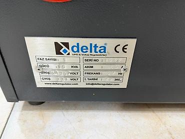 delta stabilizator: Delta AC Voltaj Regülatör – Servo Kontrol Texniki xüsusiyyətlər: - — 3