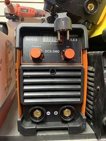 Инверторный сварочный аппарат DECO DCS‑350D (MOSFET) - Тип: MMA at lalafo.kg Инверторный сварочный аппарат DECO DCS‑350D (MOSFET) - Тип: MMA